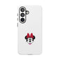 Minnie Mouse Tough Phone Case — Cute Red Bow Protective iPhone Cover