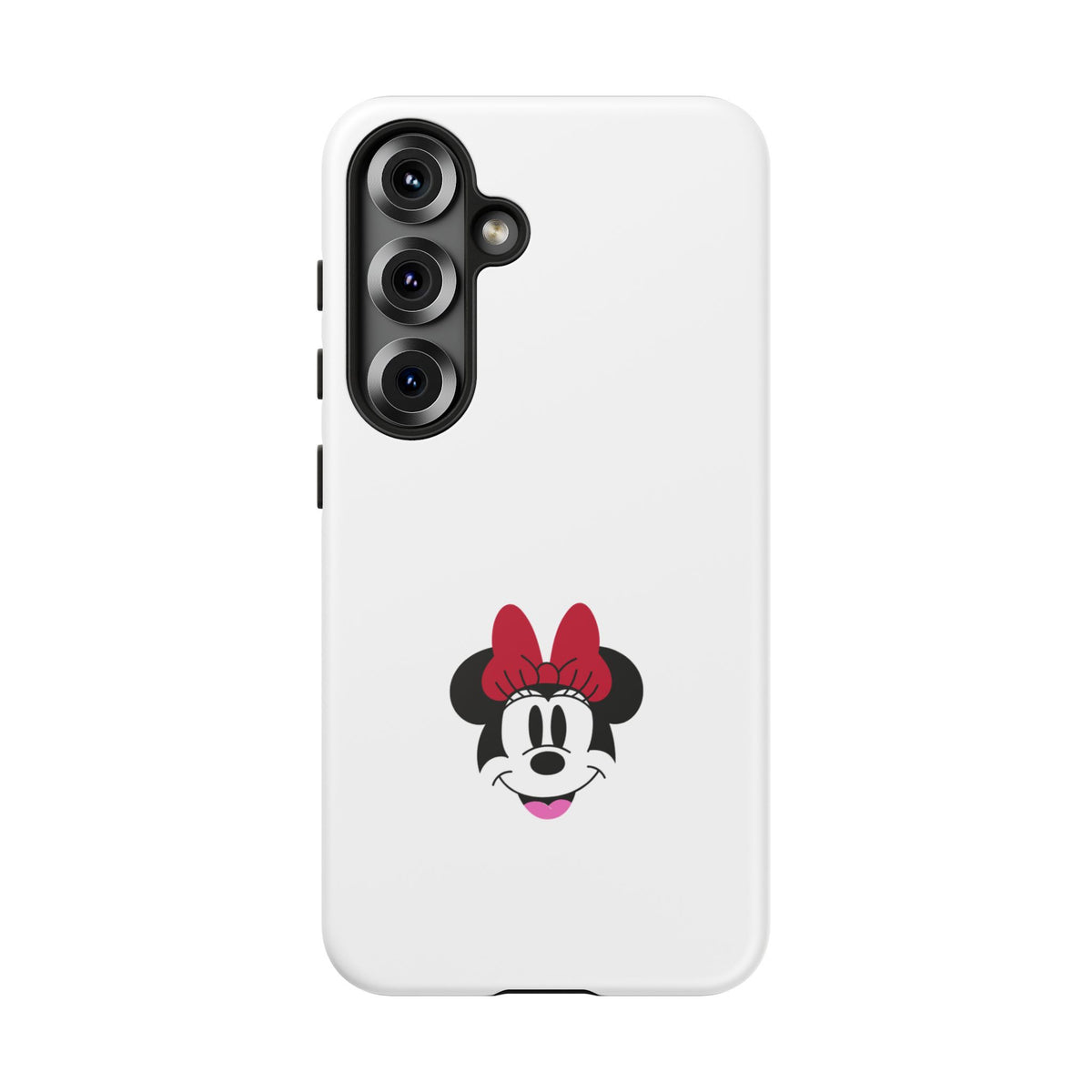 Minnie Mouse Tough Phone Case — Cute Red Bow Protective iPhone Cover