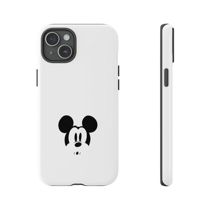 Mickey Face Phone Case - Minimal Cute Cartoon Protective Tough Case