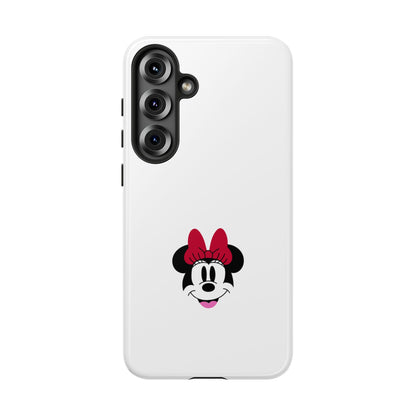 Minnie Mouse Tough Phone Case — Cute Red Bow Protective iPhone Cover