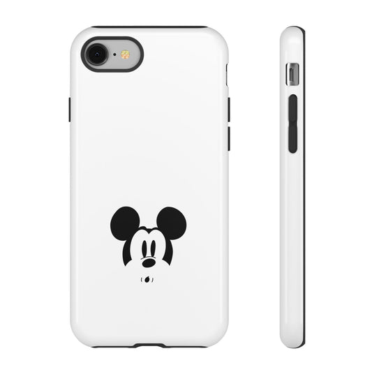 Mickey Face Phone Case - Minimal Cute Cartoon Protective Tough Case