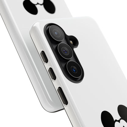 Mickey Face Phone Case - Minimal Cute Cartoon Protective Tough Case