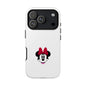 Minnie Mouse Tough Phone Case — Cute Red Bow Protective iPhone Cover