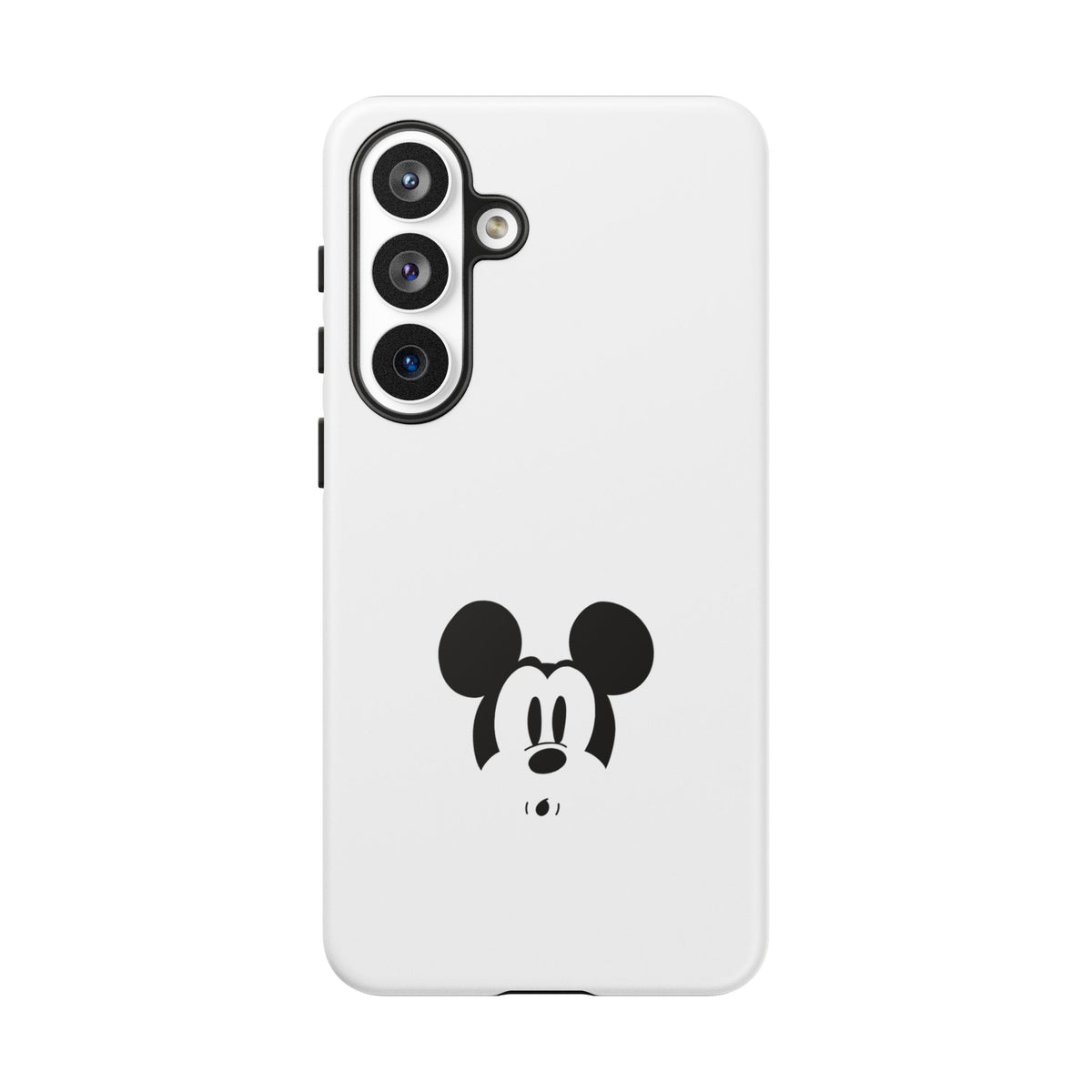 Mickey Face Phone Case - Minimal Cute Cartoon Protective Tough Case