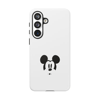 Mickey Face Phone Case - Minimal Cute Cartoon Protective Tough Case
