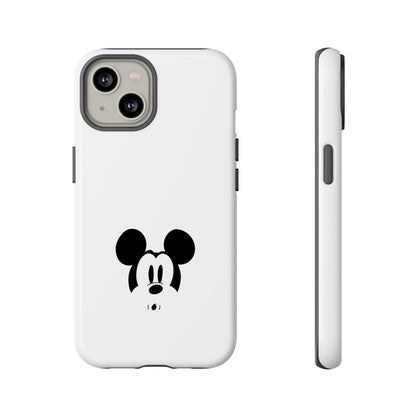 Mickey Face Phone Case - Minimal Cute Cartoon Protective Tough Case