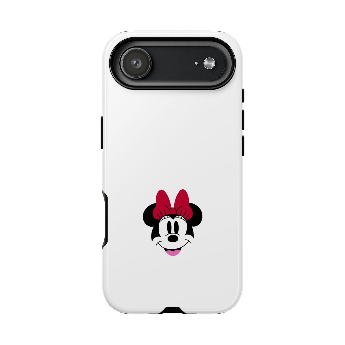 Minnie Mouse Tough Phone Case — Cute Red Bow Protective iPhone Cover