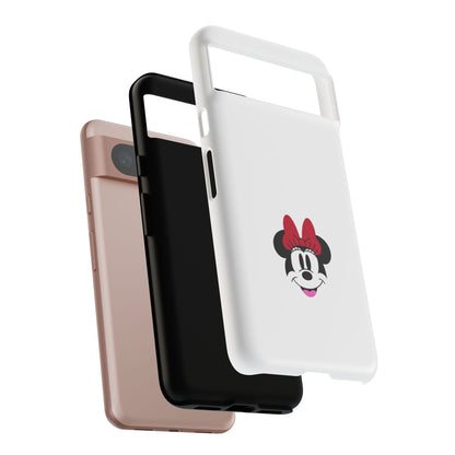 Minnie Mouse Tough Phone Case — Cute Red Bow Protective iPhone Cover