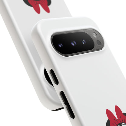 Minnie Mouse Tough Phone Case — Cute Red Bow Protective iPhone Cover