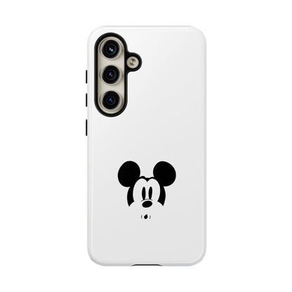 Mickey Face Phone Case - Minimal Cute Cartoon Protective Tough Case
