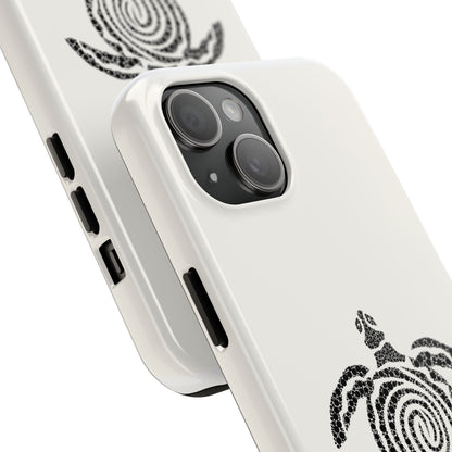 Turtle Spiral Tough Phone Case — "Summer Mood" Protective iPhone Cover