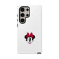 Minnie Mouse Tough Phone Case — Cute Red Bow Protective iPhone Cover