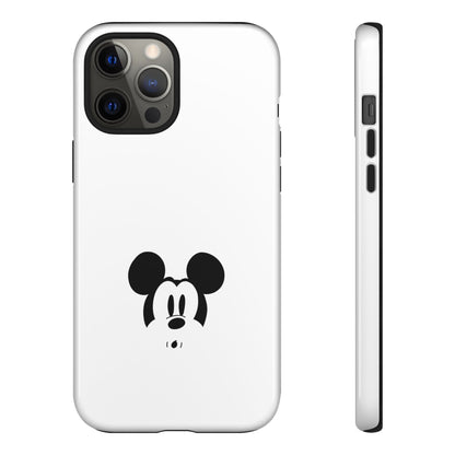Mickey Face Phone Case - Minimal Cute Cartoon Protective Tough Case
