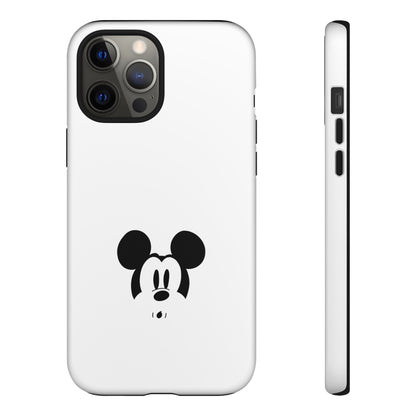 Mickey Face Phone Case - Minimal Cute Cartoon Protective Tough Case