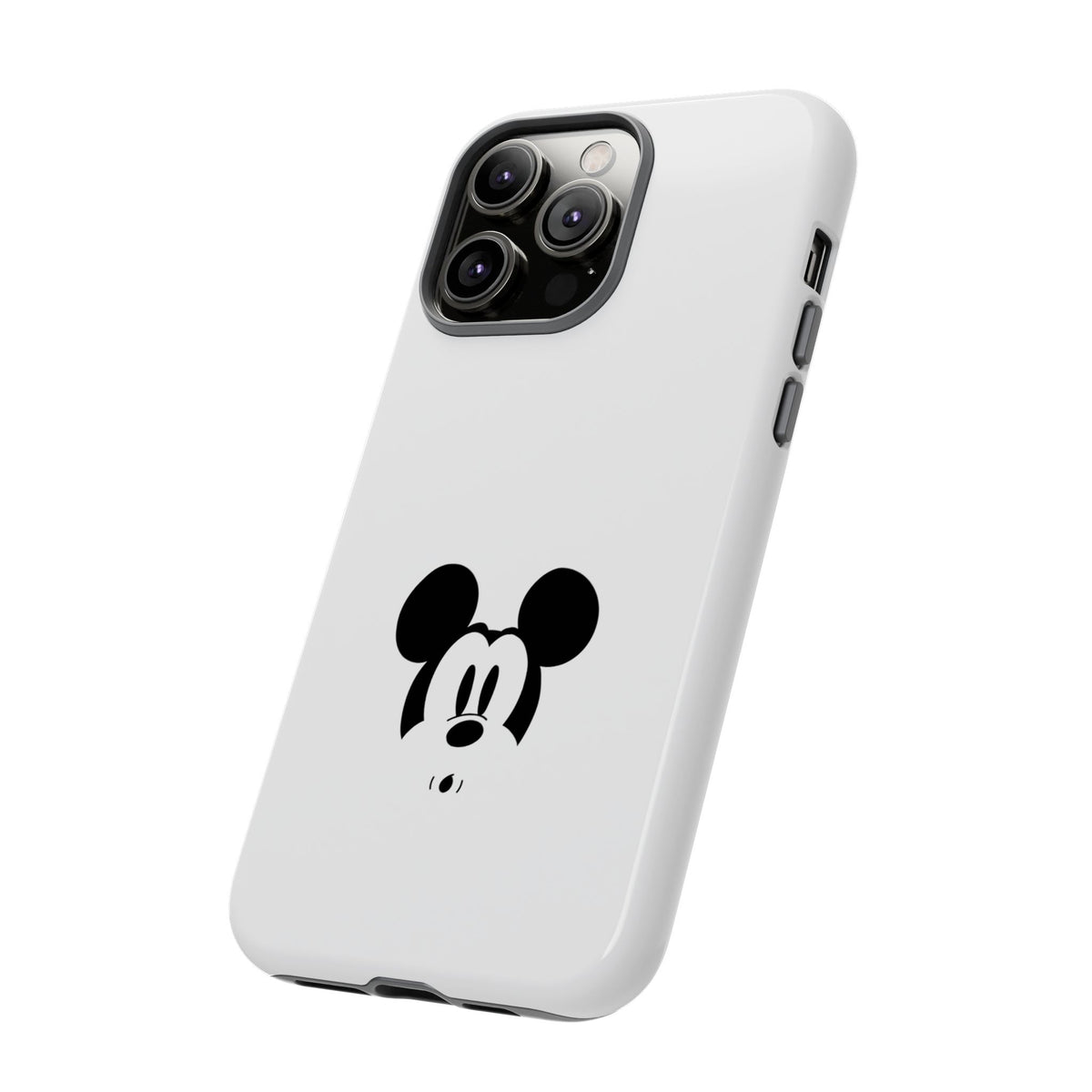 Mickey Face Phone Case - Minimal Cute Cartoon Protective Tough Case
