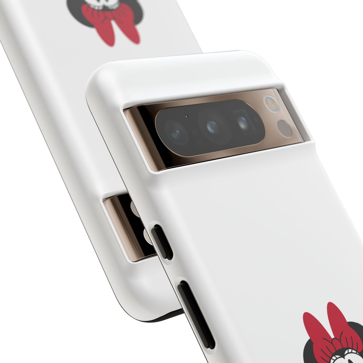 Minnie Mouse Tough Phone Case — Cute Red Bow Protective iPhone Cover