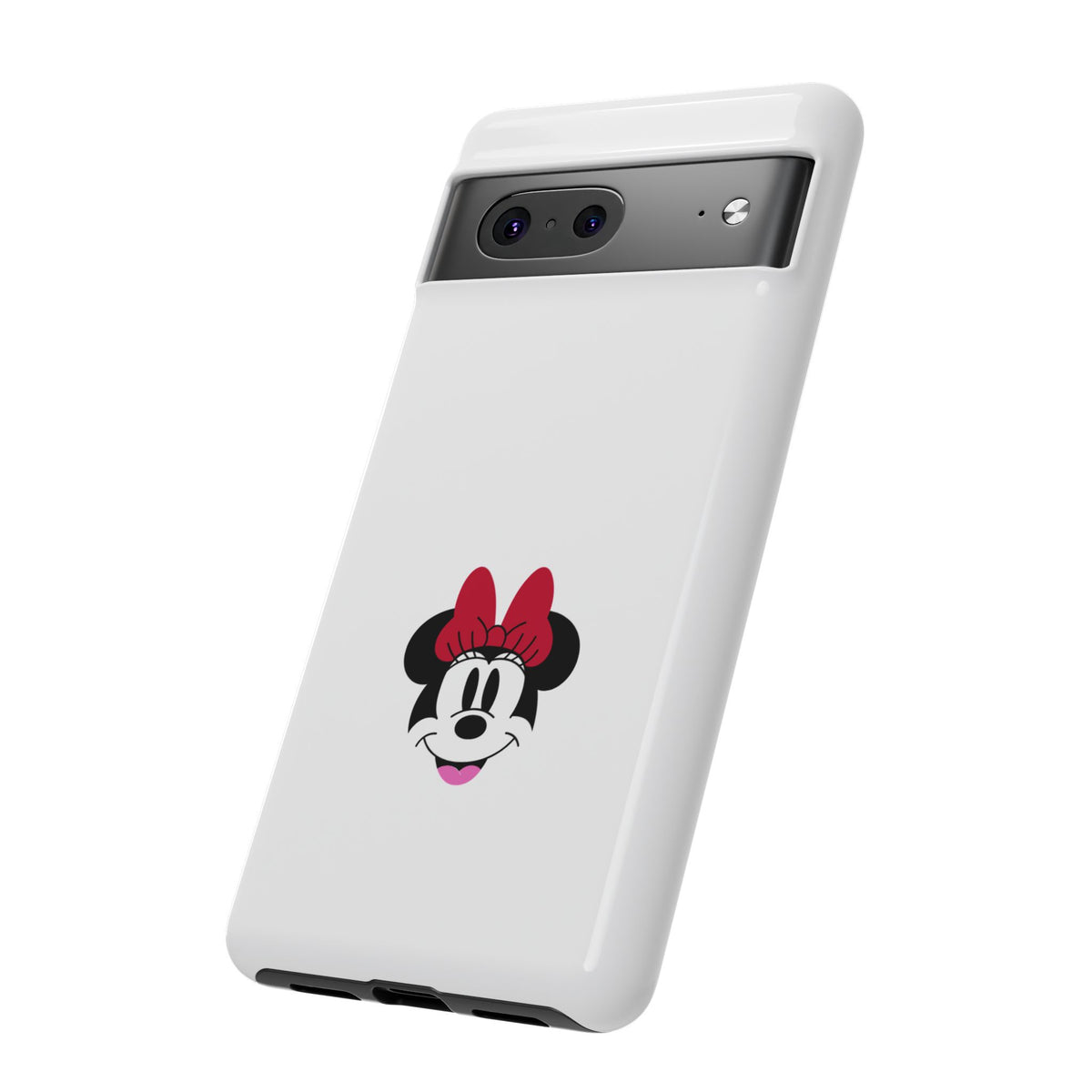 Minnie Mouse Tough Phone Case — Cute Red Bow Protective iPhone Cover