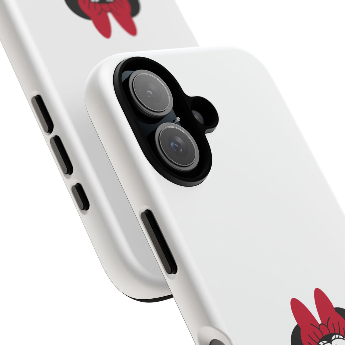 Minnie Mouse Tough Phone Case — Cute Red Bow Protective iPhone Cover