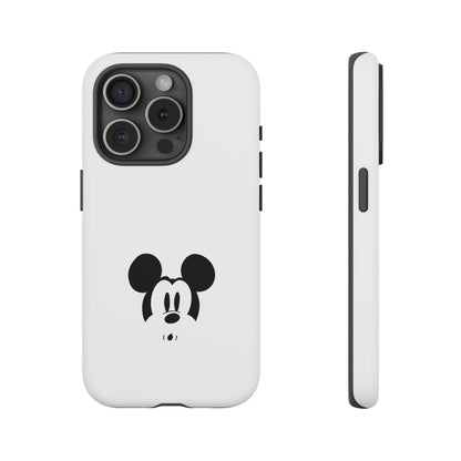Mickey Face Phone Case - Minimal Cute Cartoon Protective Tough Case