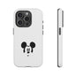 Mickey Face Phone Case - Minimal Cute Cartoon Protective Tough Case