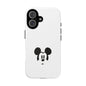 Mickey Face Phone Case - Minimal Cute Cartoon Protective Tough Case