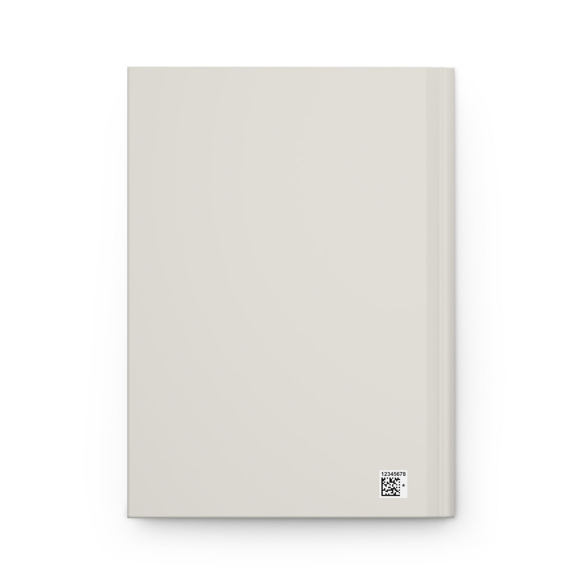 Hardcover Journal — 'Work in Silence' Striped Matte Notebook
