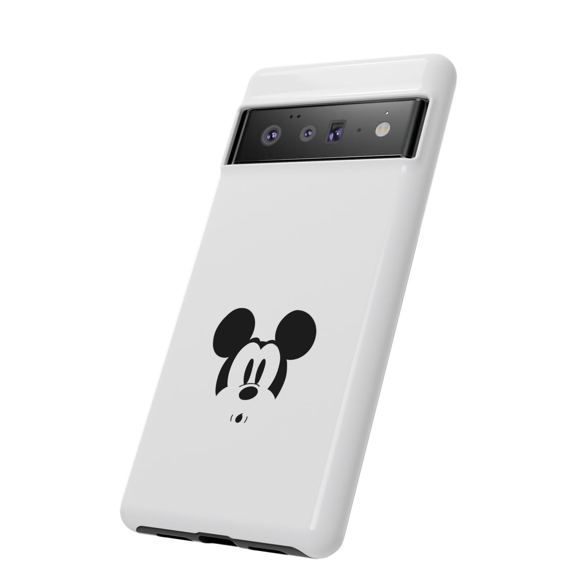 Mickey Face Phone Case - Minimal Cute Cartoon Protective Tough Case
