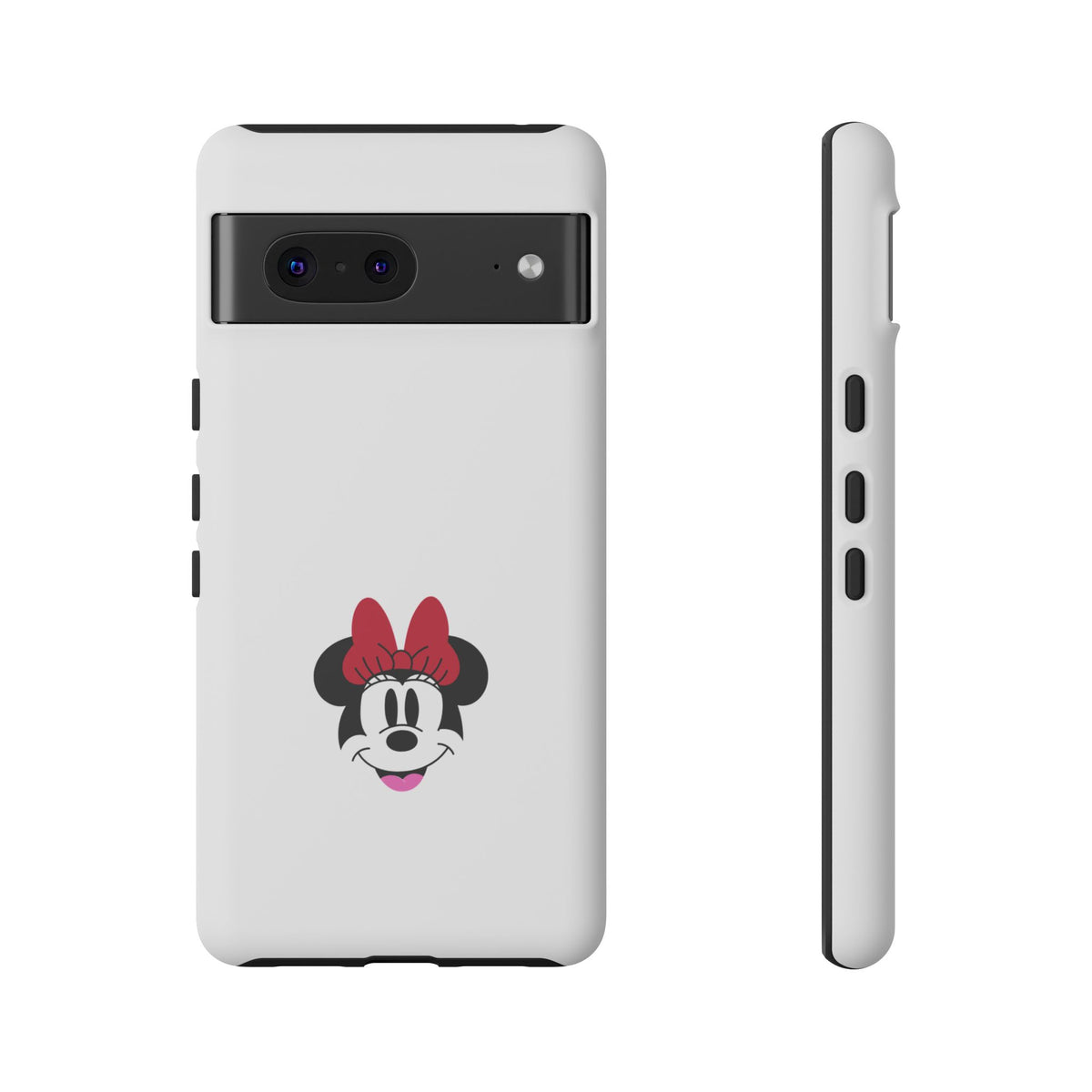 Minnie Mouse Tough Phone Case — Cute Red Bow Protective iPhone Cover