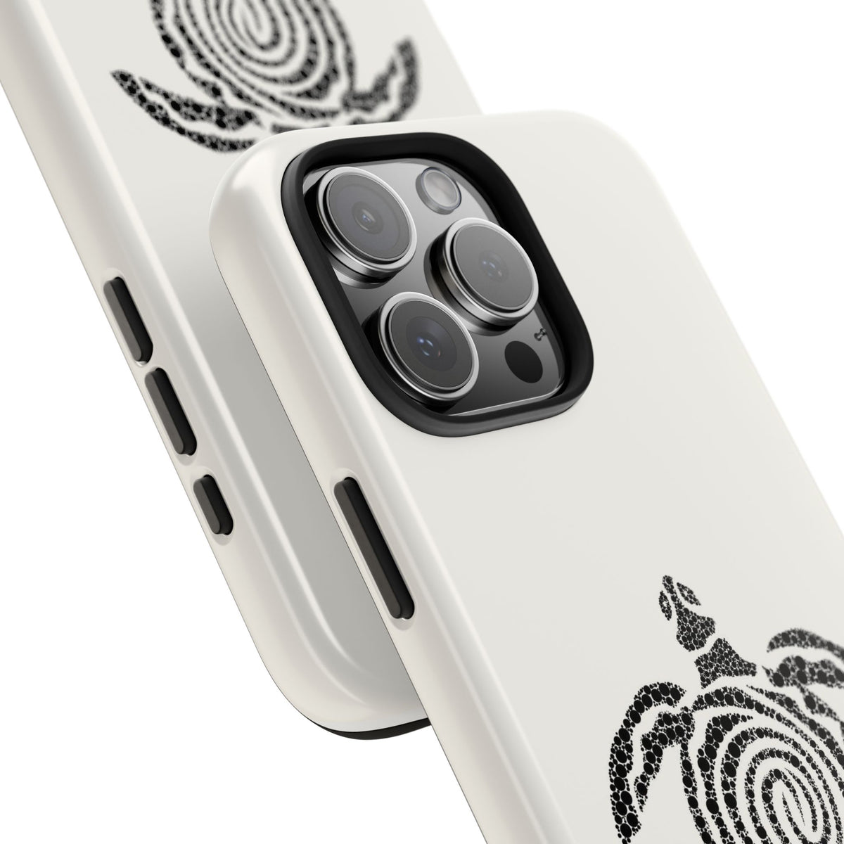 Turtle Spiral Tough Phone Case — "Summer Mood" Protective iPhone Cover