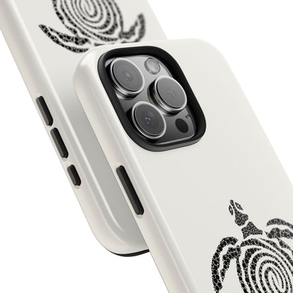 Turtle Spiral Tough Phone Case — "Summer Mood" Protective iPhone Cover
