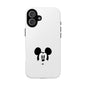 Mickey Face Phone Case - Minimal Cute Cartoon Protective Tough Case