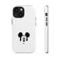 Mickey Face Phone Case - Minimal Cute Cartoon Protective Tough Case