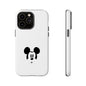 Mickey Face Phone Case - Minimal Cute Cartoon Protective Tough Case