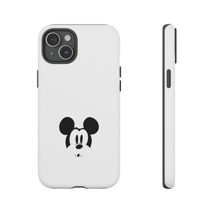 Mickey Face Phone Case - Minimal Cute Cartoon Protective Tough Case