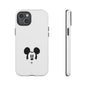 Mickey Face Phone Case - Minimal Cute Cartoon Protective Tough Case
