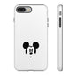 Mickey Face Phone Case - Minimal Cute Cartoon Protective Tough Case