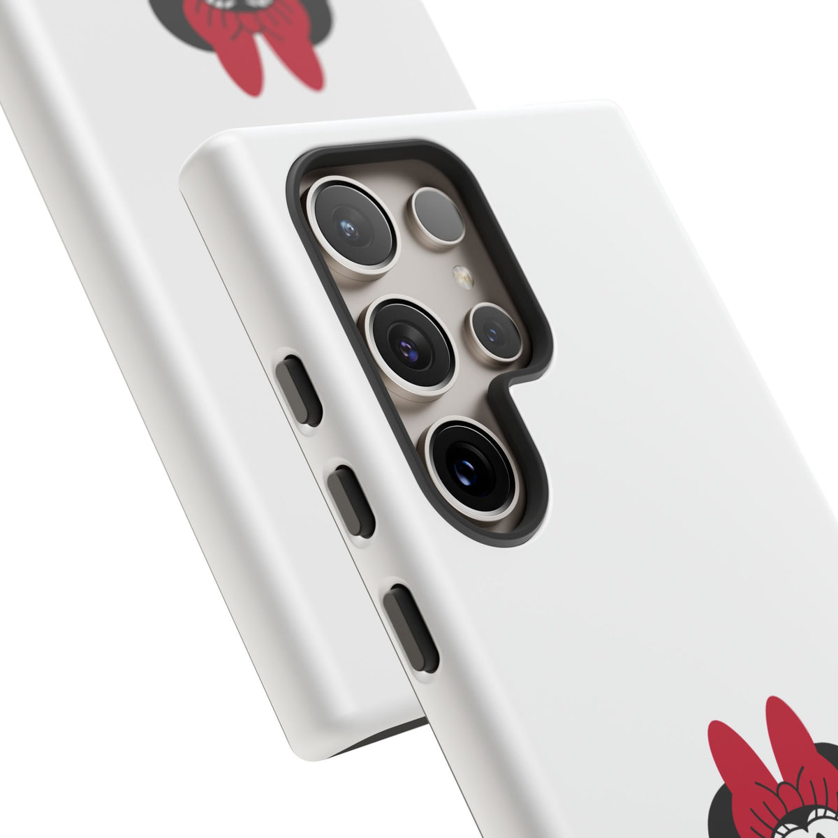 Minnie Mouse Tough Phone Case — Cute Red Bow Protective iPhone Cover