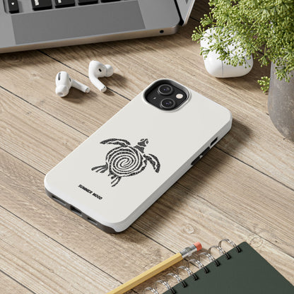Turtle Spiral Tough Phone Case — "Summer Mood" Protective iPhone Cover